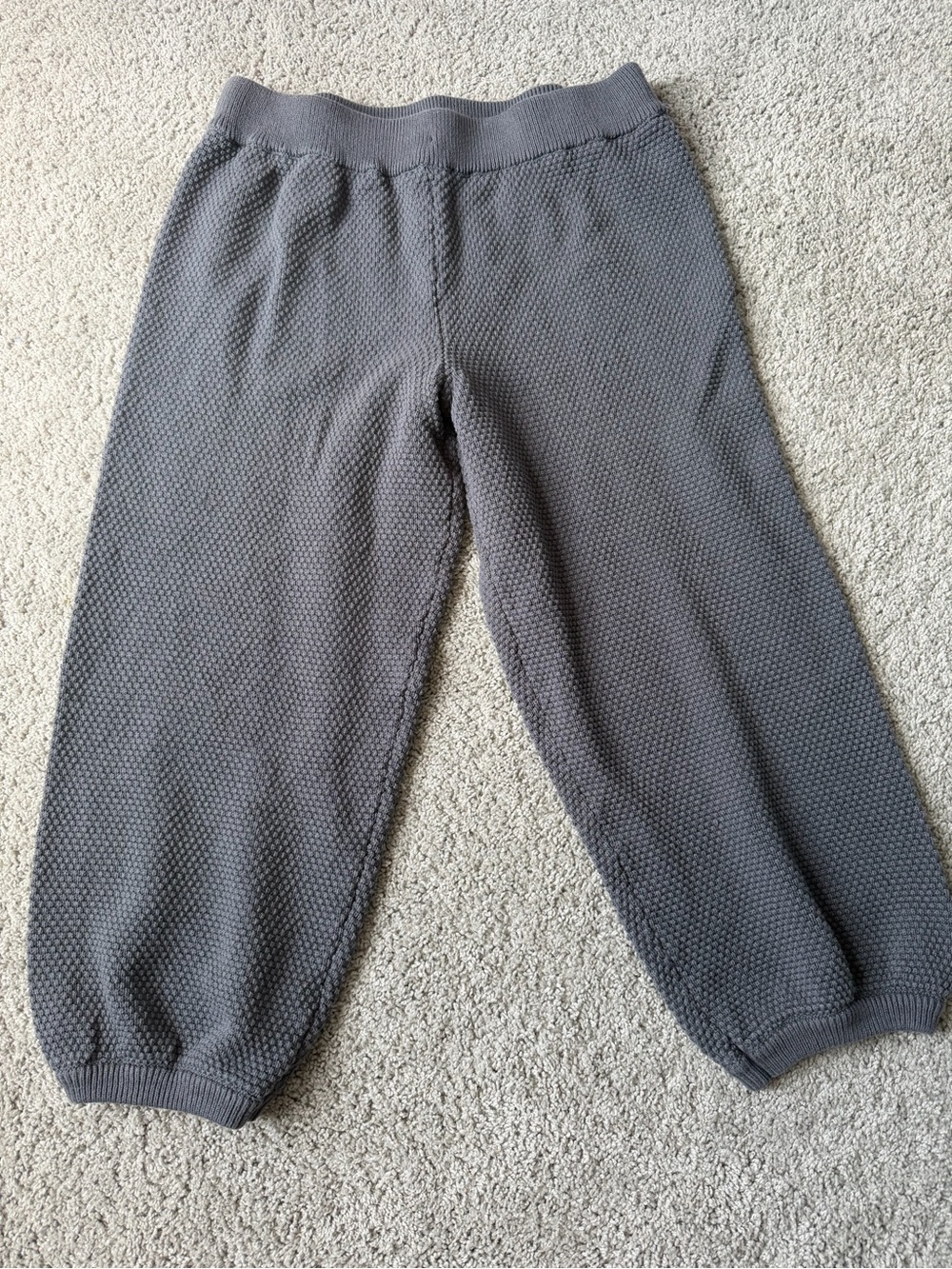 Free People Beach Gray Knit Sweatpants Size Medium - Picture 2 of 6